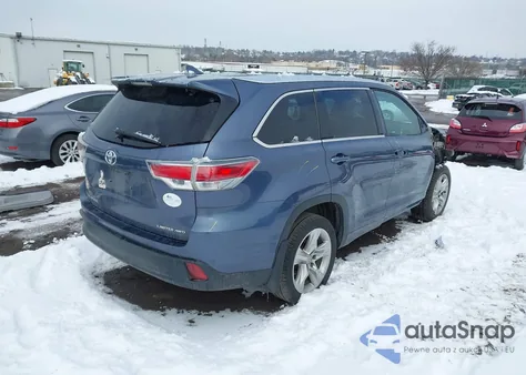 2015 Toyota Highlander Limited V6 from USA, damaged, VIN 5TDDKRFH0FS155201